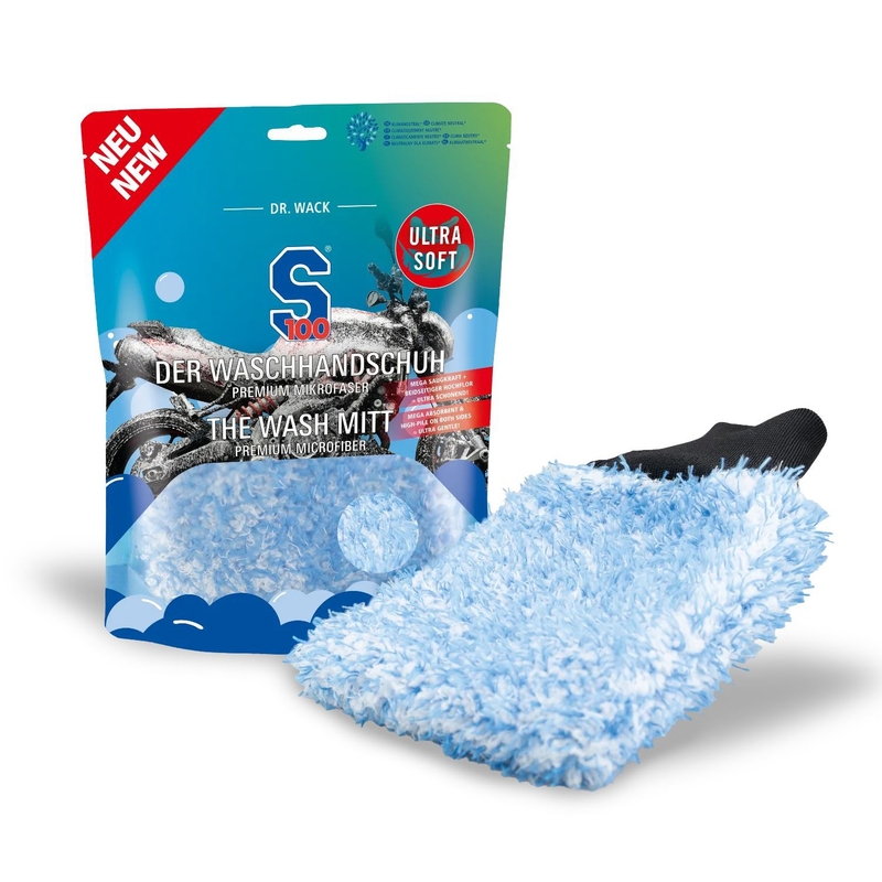 S100 Mikrofiber-vaskehandske
