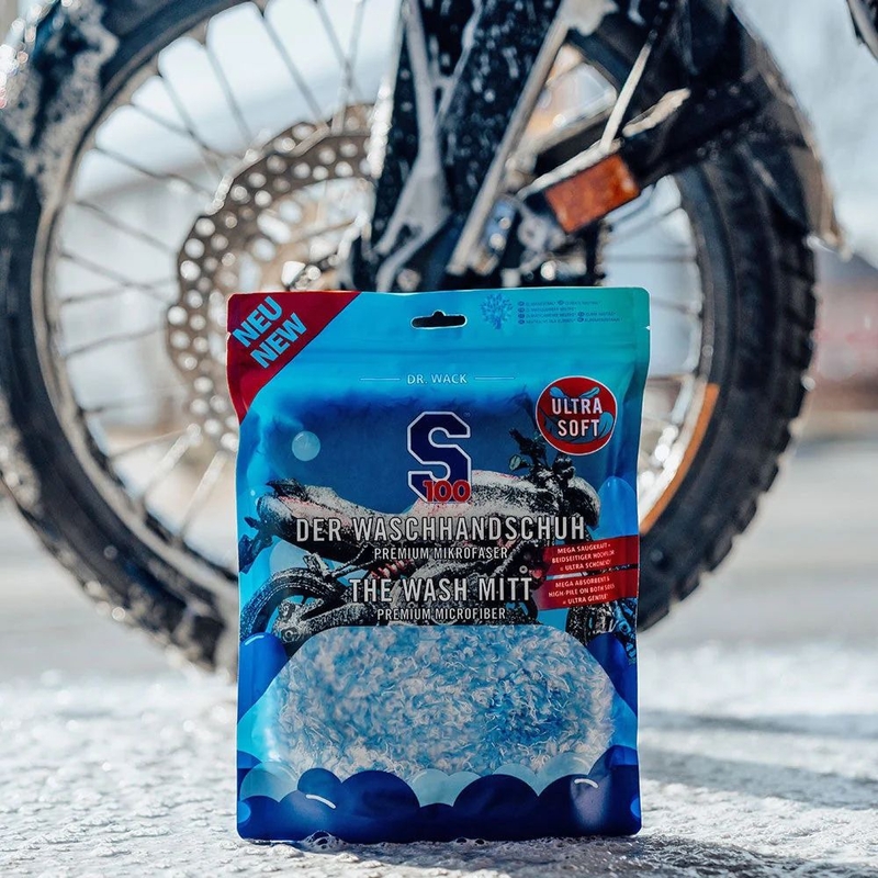 S100 Mikrofiber-vaskehandske