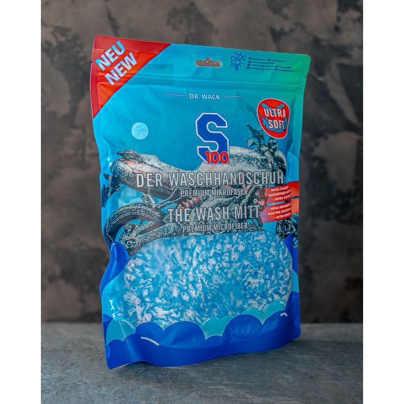 S100 Mikrofiber-vaskehandske