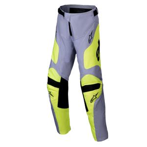 Alpinestars Racer Veil motocrossbukser til børn, grå-fluogule