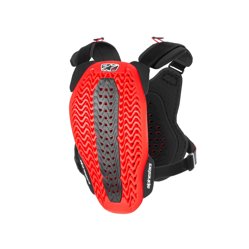 Alpinestars A-5 Plasma brystbeskytter sort-rød-hvid