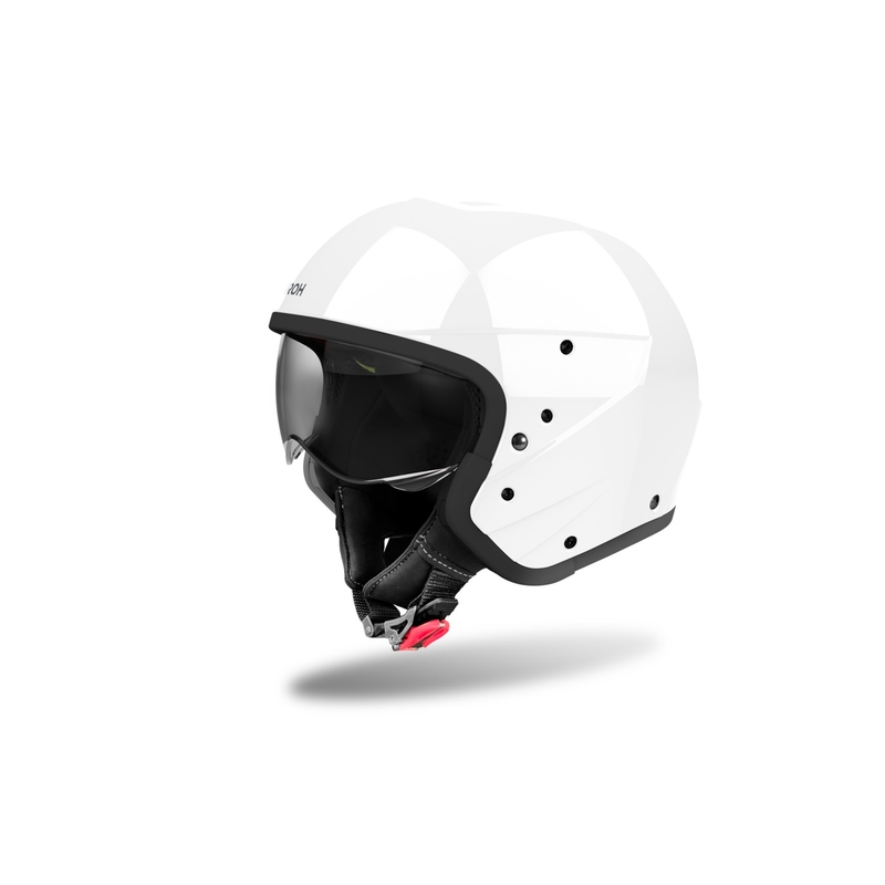 Modulær motorcykelhjelm Airoh J110 Color Glossy White