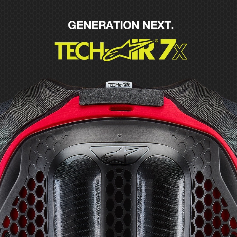 Airbagová vesta Alpinestars TECH-AIR®7X system černo-červená výprodej