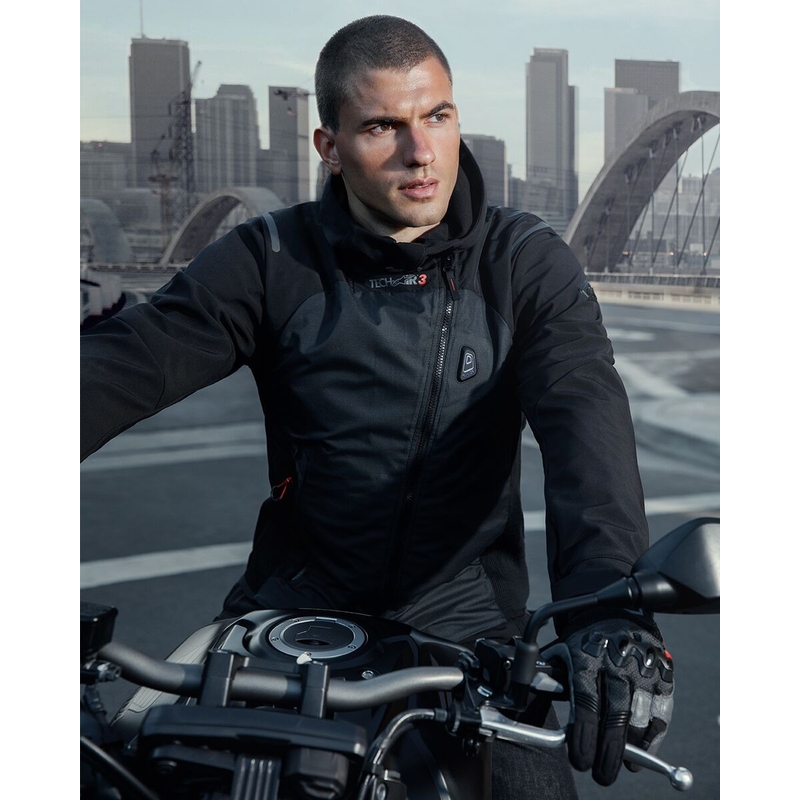 Alpinestars TECH-AIR®3 system fluogul-sort airbag-vest