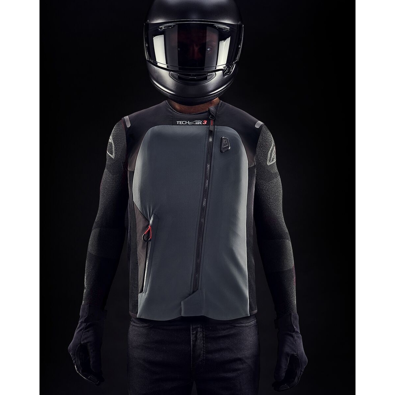 Alpinestars TECH-AIR®3 system fluogul-sort airbag-vest