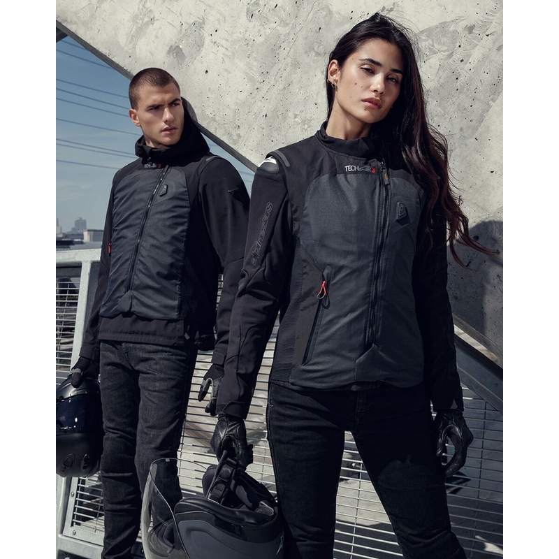 Alpinestars Stella TECH-AIR®3 system airbagvest til kvinder, sort-mørkegrå