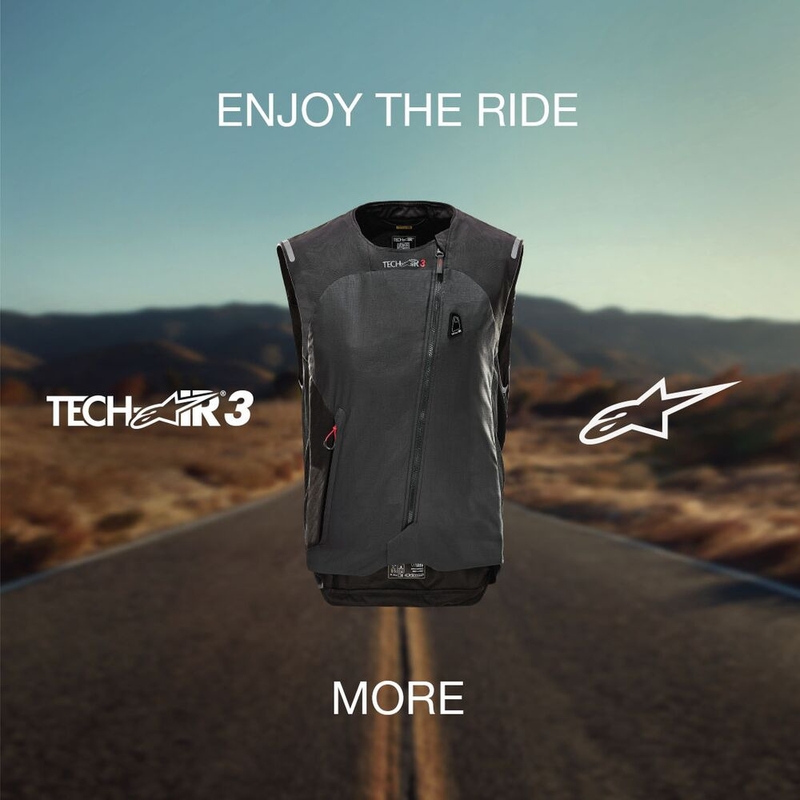 Alpinestars Stella TECH-AIR®3 system airbagvest til kvinder, sort-mørkegrå