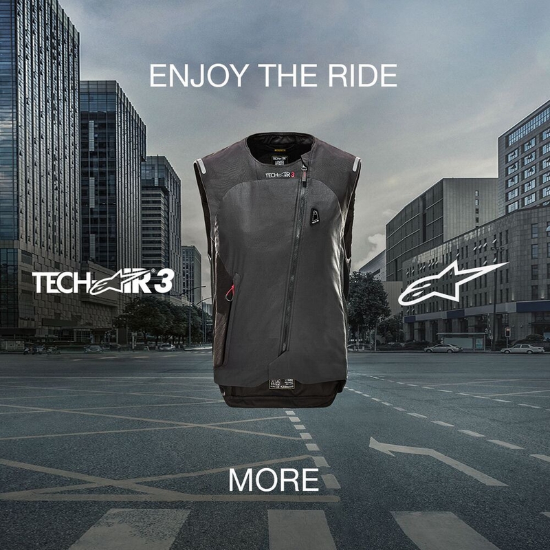 Alpinestars Stella TECH-AIR®3 system airbagvest til kvinder, sort-mørkegrå