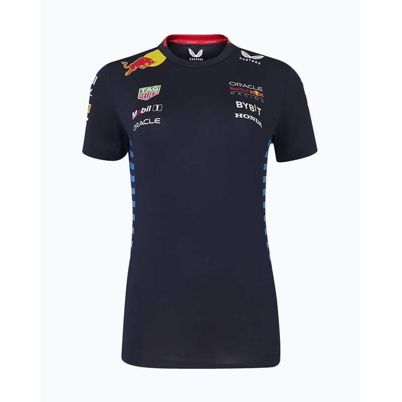 Red Bull Racing F1 T-shirt til kvinder, mørkeblå