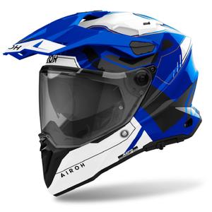 Enduro hjelm Airoh Commander 2 Reveal skinnende blå