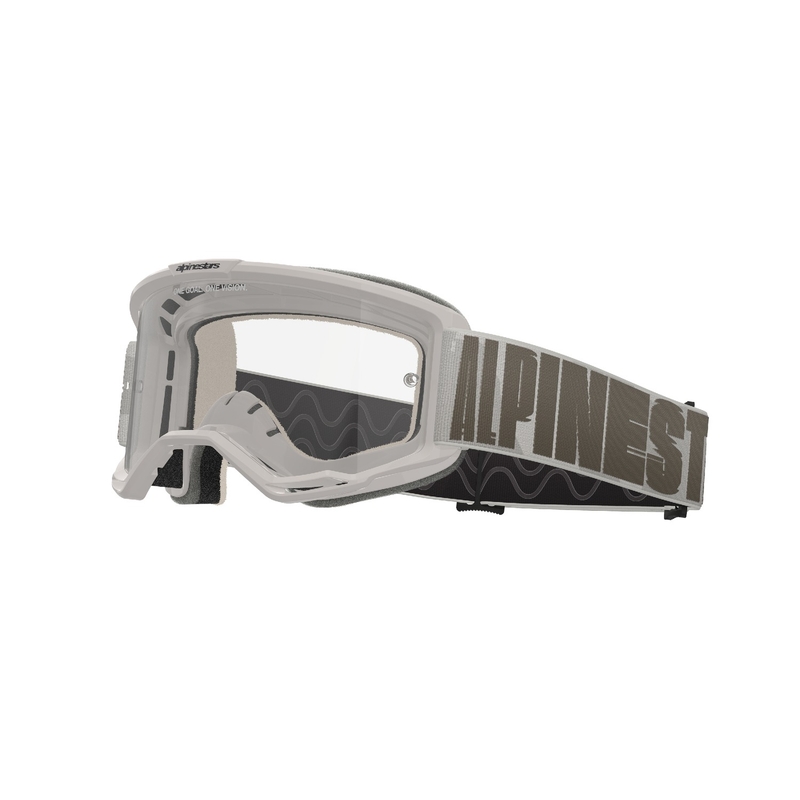Alpinestars Vision 5 Hollow motocrossbriller sand med klar plexi