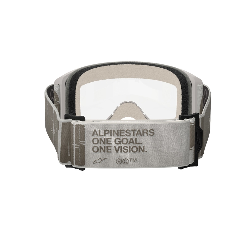 Alpinestars Vision 5 Hollow motocrossbriller sand med klar plexi