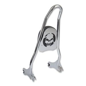 Passagerfastholdelsesanordning til 2018 og nyere Harley Sport Glide og Low Rider krom med pude