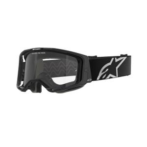 Alpinestars Vision 8 Corp motocrossbriller sort med klar linse