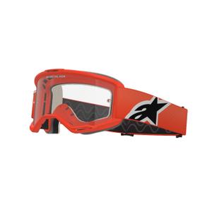 Alpinestars Vision 5 Corp motocrossbriller orange med klar linse