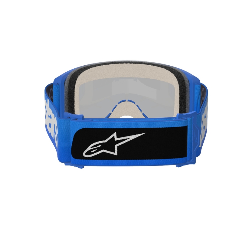 Alpinestars Vision 5 Blaze motocrossbriller blå med spejlblank blå linse