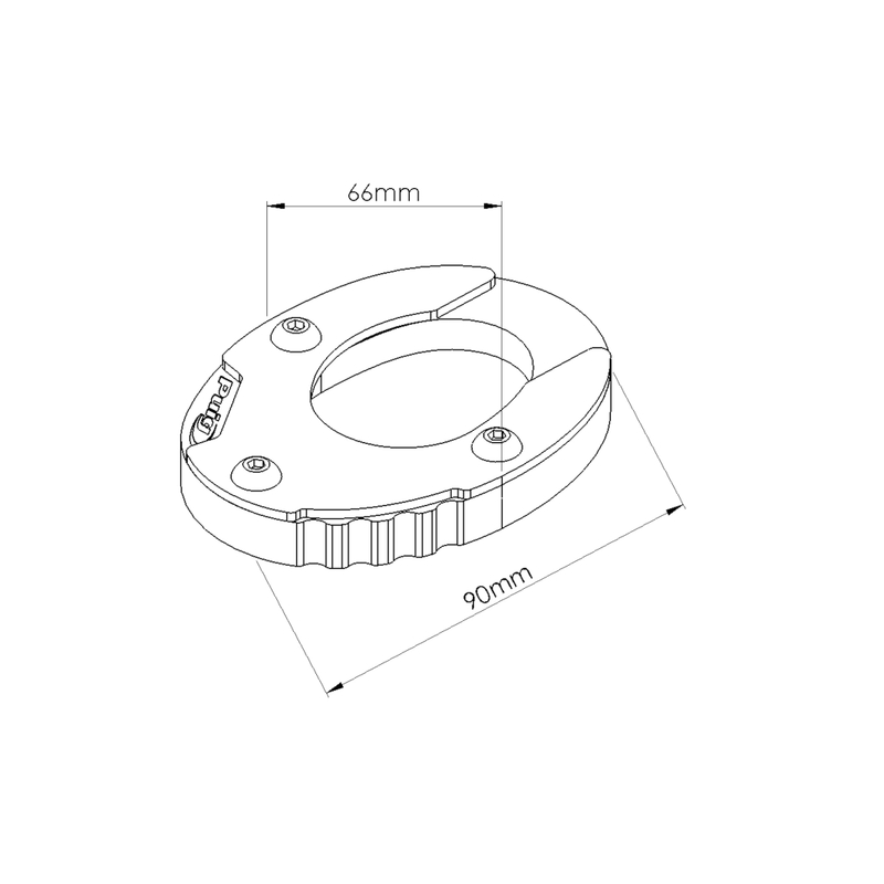 Prodloužení stojánku PUIG černý