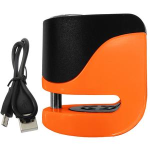 Skivebremselås med alarm KOVIX KS6 orange