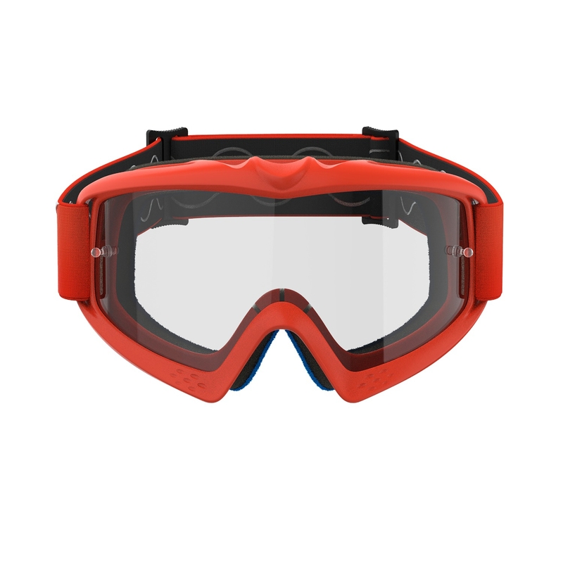 Alpinestars Vision Youth Corp motocrossbriller til børn, orange med klar linse