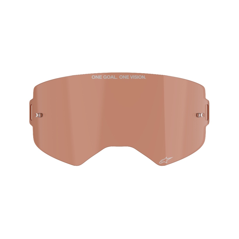 Plexi til Alpinestars Supertech orange-brun-afterburn beskyttelsesbriller