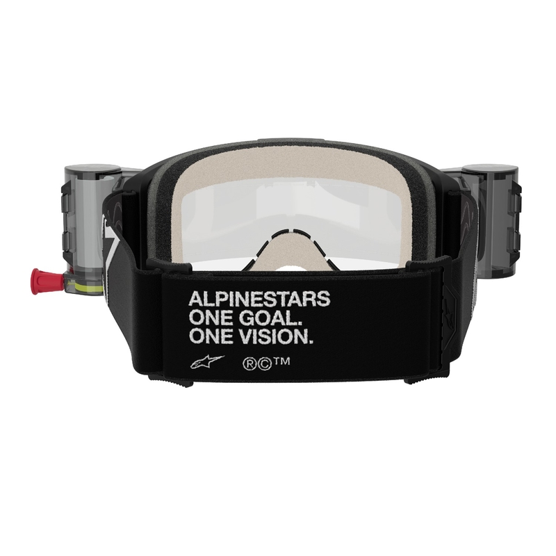 Alpinestars Vision 5 Corp ROLL-OFF Wide Vision Motocross Goggles sort med klar linse