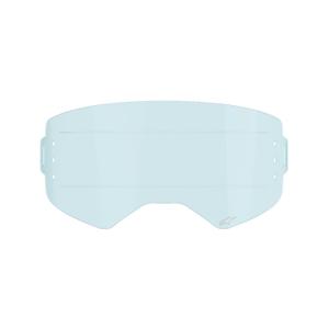 Plexi til Alpinestars Supertech beskyttelsesbriller til afrulningssystem blå
