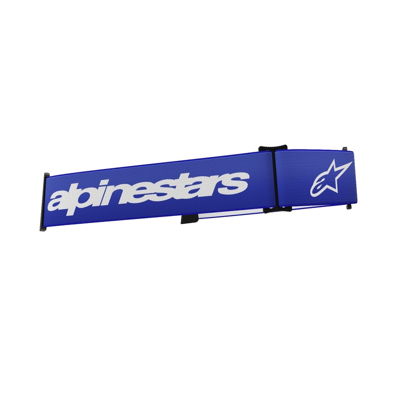 Alpinestars Supertech/Vision 8 blå/hvid brillestrop