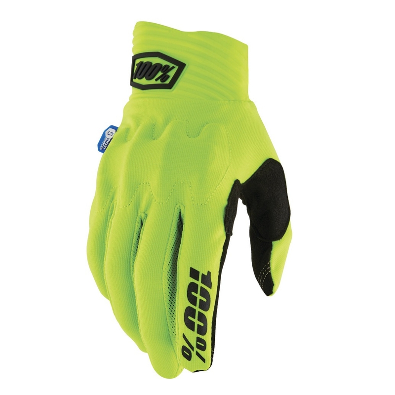 Motocrosshandsker 100% Cognito Smart Shock fluogul