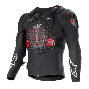 Alpinestars Bionic XTR Plasma sort-rød-hvid kropsbeskyttelse