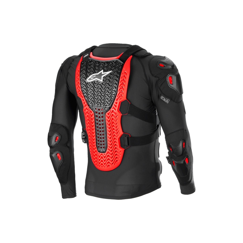 Alpinestars Bionic XTR Plasma sort-rød-hvid kropsbeskyttelse