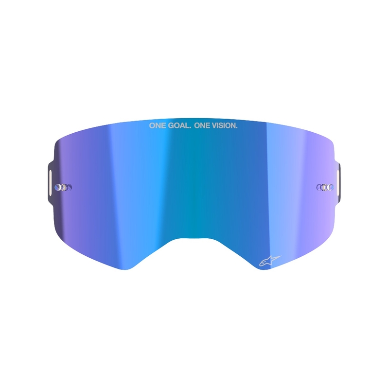 Plexiglas til Alpinestars Supertech Absolute Vision™ beskyttelsesbriller spejlblå