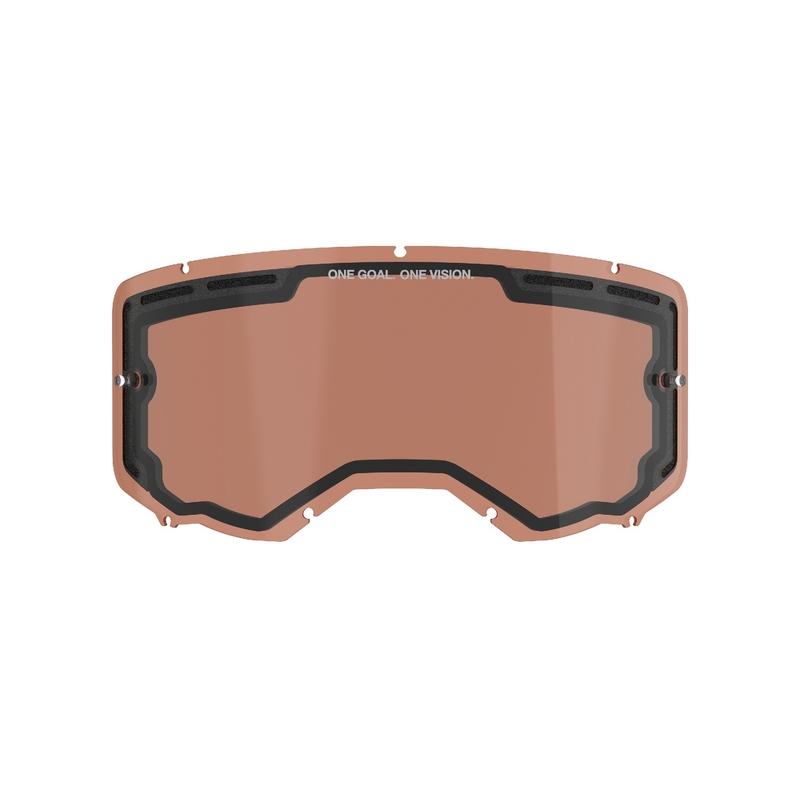 Plexiglas til Alpinestars Vision 8/5/3 dobbelt antifog orange brun afterburn