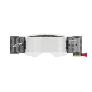 Udskiftningssæt Alpinestars Roll-off Wide Vision til Vision 8/5/3 beskyttelsesbriller med stifter til afrivningsfolier klar plexi