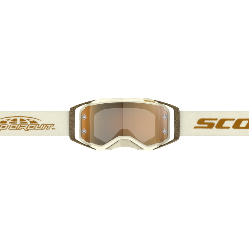 Motocrossbrille SCOTT Prospect PRO Circuit AMP beige-brun med guldplexi