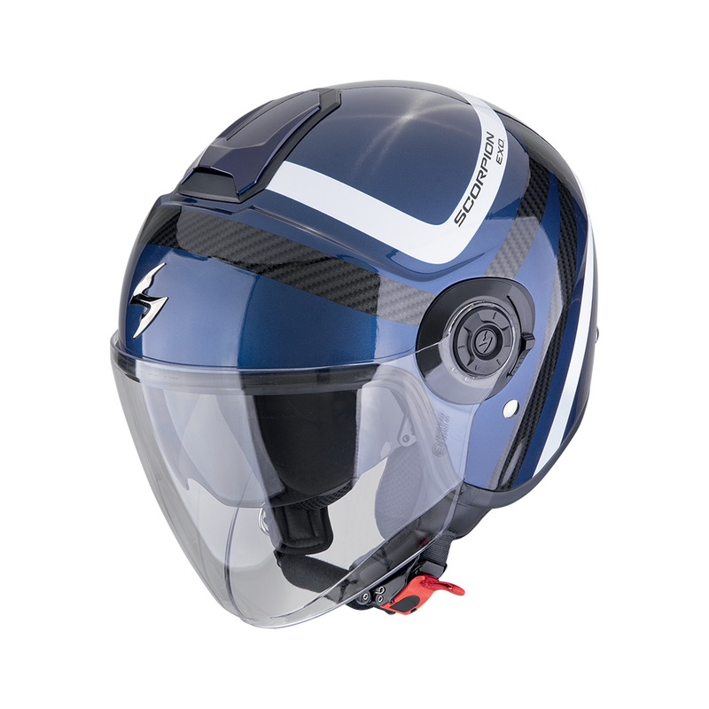 Åben motorcykelhjelm Scorpion EXO-CITY II INTERCITY sort kamæleon udsalg