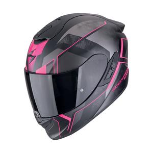 Integral motorcykelhjelm Scorpion EXO-1400 EVO II AIR INTENSIO mat sort-pink