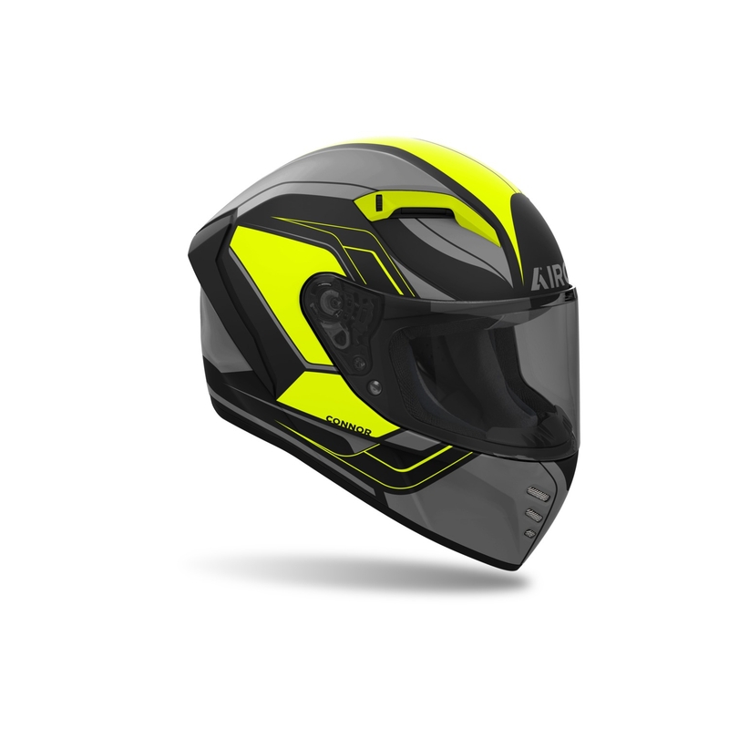 Integreret motorcykelhjelm Airoh CONNOR Dunk mat gul