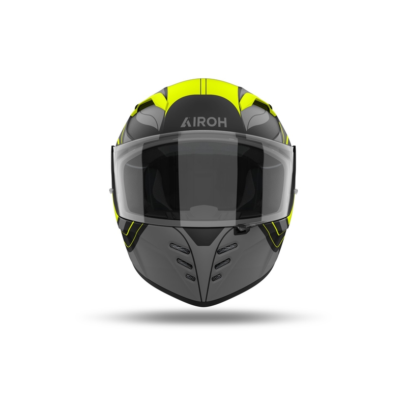 Integreret motorcykelhjelm Airoh CONNOR Dunk mat gul