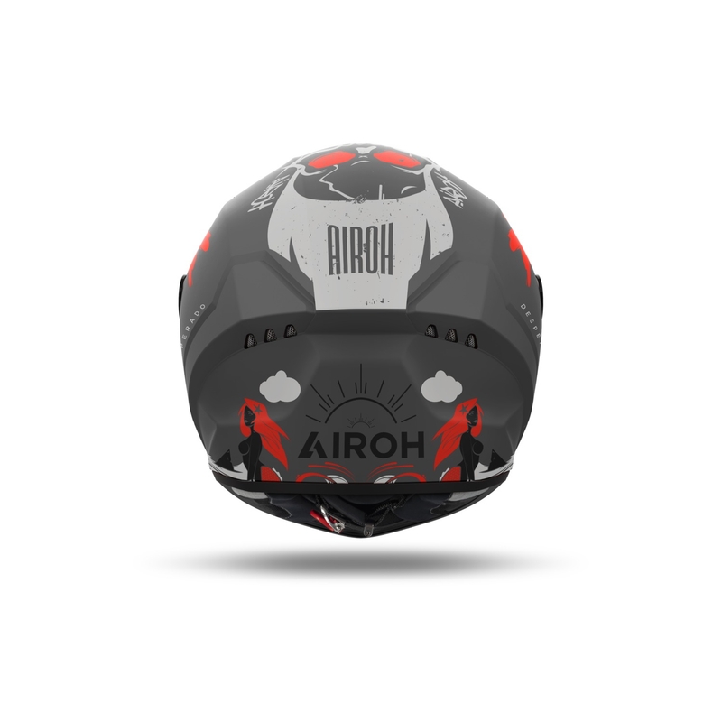 Integreret motorcykelhjelm Airoh CONNOR Desperado mat orange
