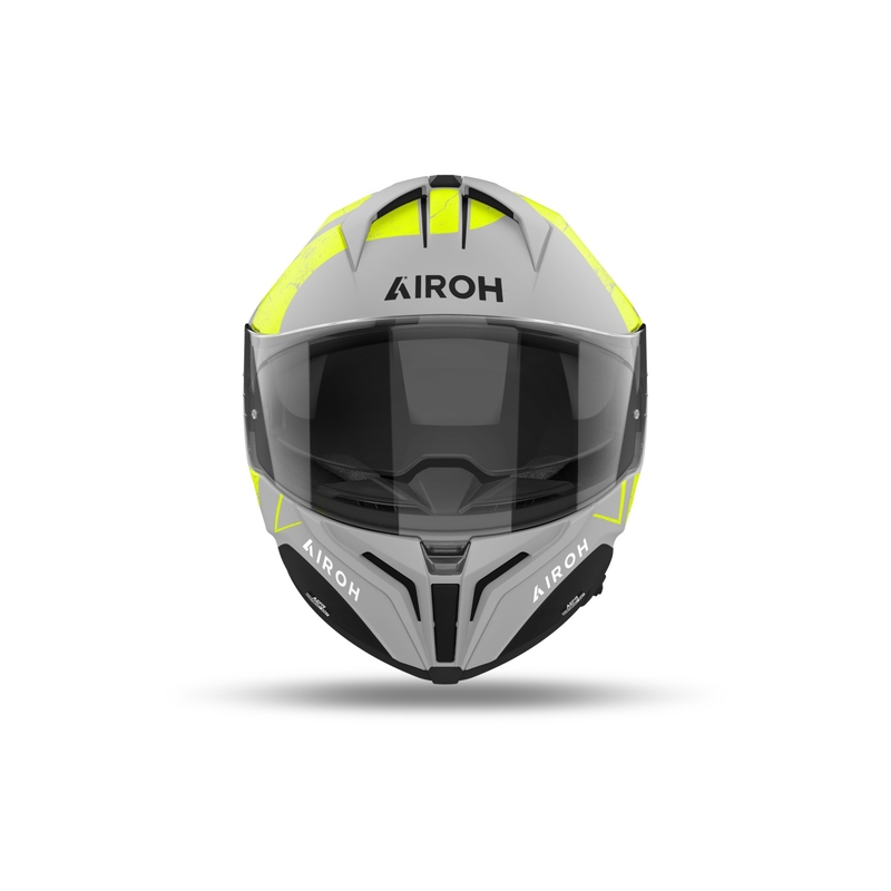 Integreret motorcykelhjelm Airoh MATRYX Scope mat gul