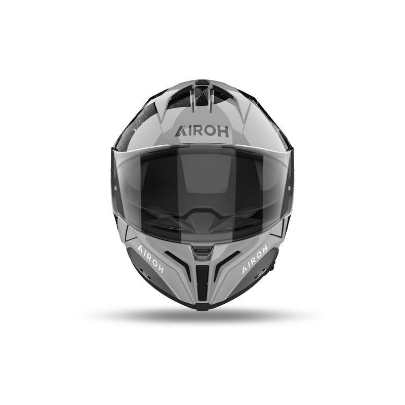 Integreret motorcykelhjelm Airoh MATRYX Scope lysegrå