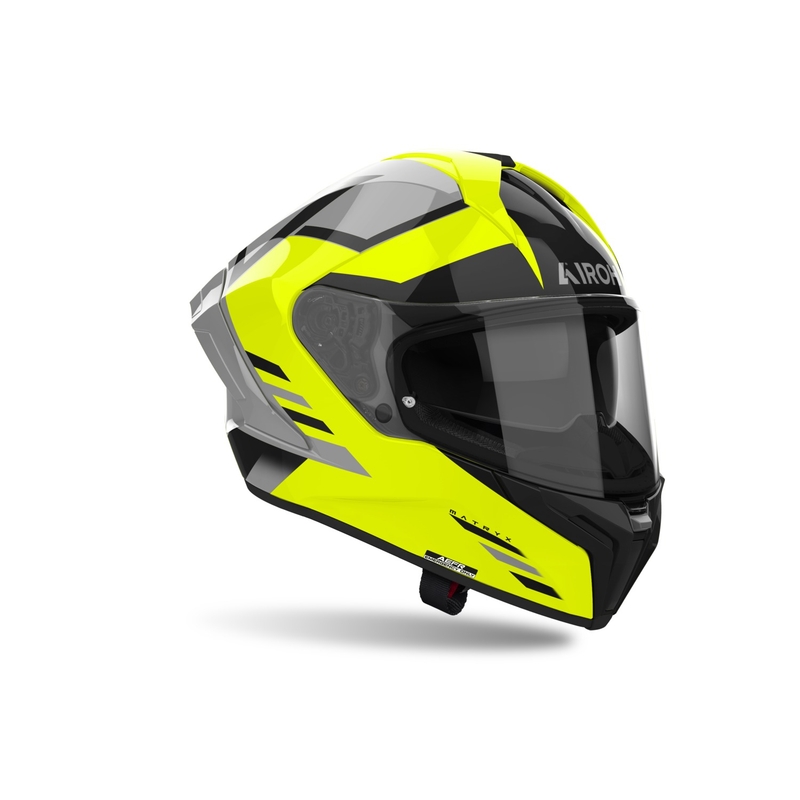 Integreret motorcykelhjelm Airoh MATRYX Thron gul