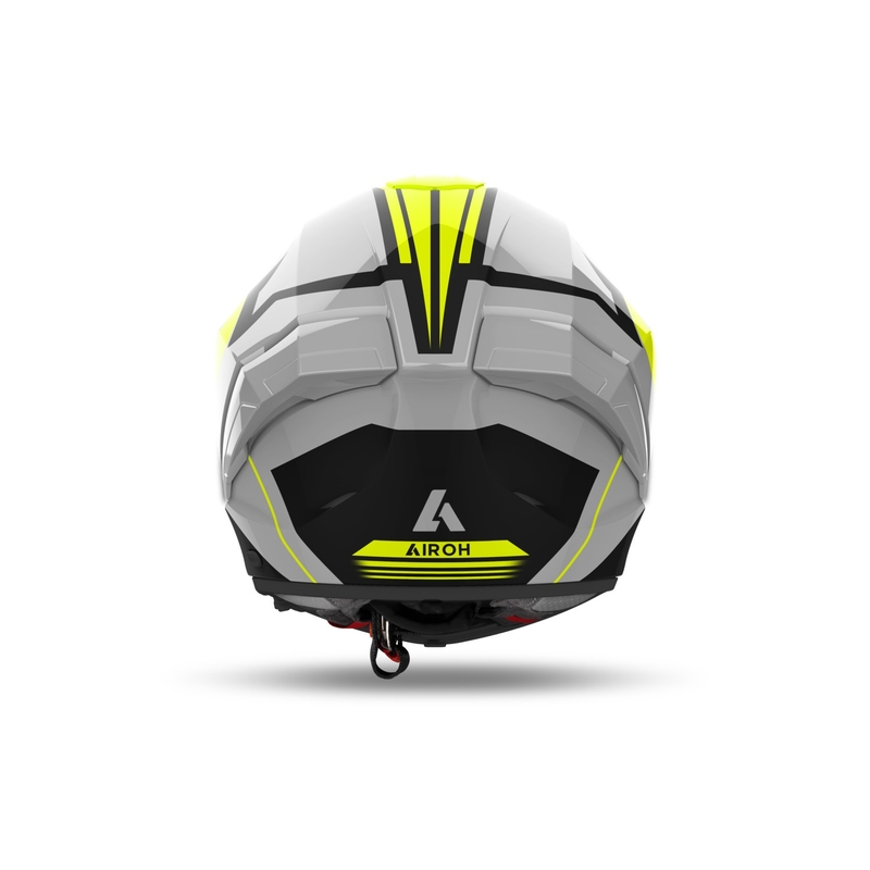 Integreret motorcykelhjelm Airoh MATRYX Thron gul