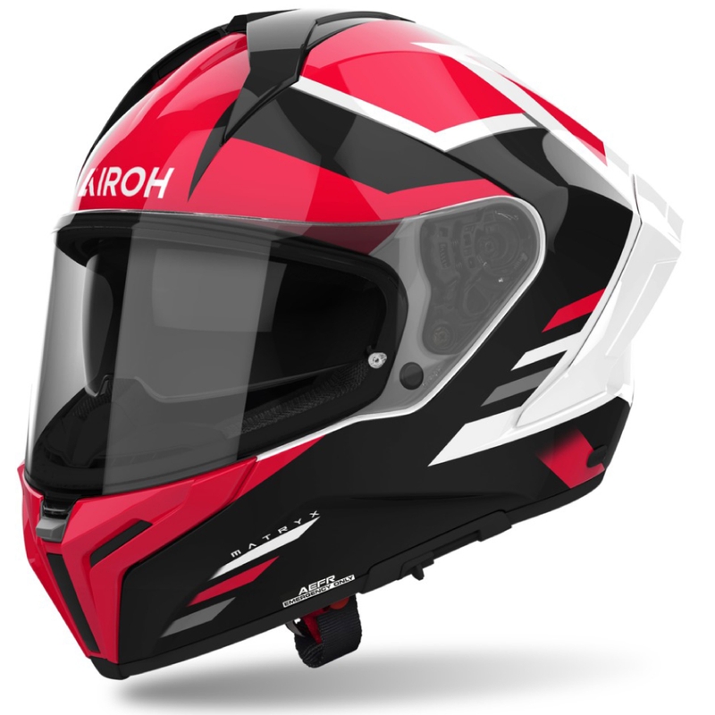 Integreret motorcykelhjelm Airoh MATRYX Thron rød