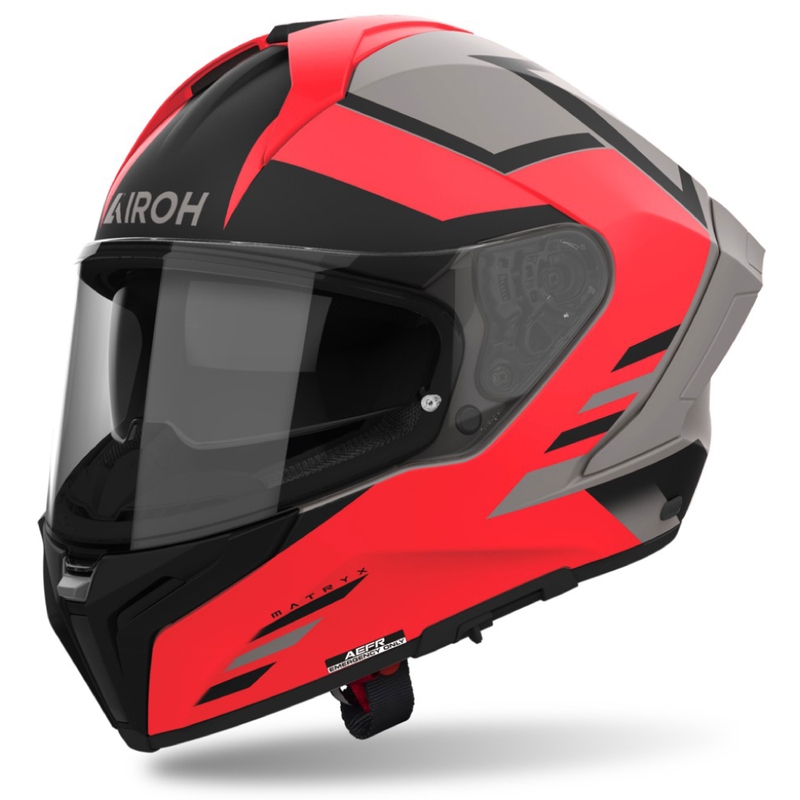 Integreret motorcykelhjelm Airoh MATRYX Thron mat orange