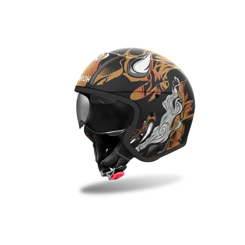 Modulær motorcykelhjelm Airoh J110 Oni mat sort