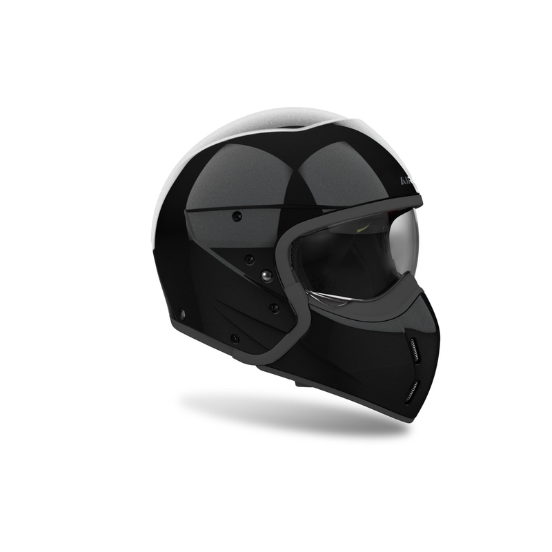 Modulær motorcykelhjelm Airoh J110 Farve blank sort