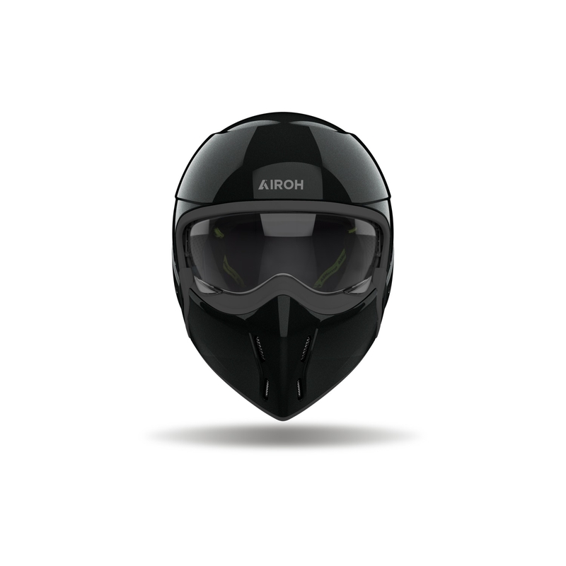 Modulær motorcykelhjelm Airoh J110 Farve blank sort