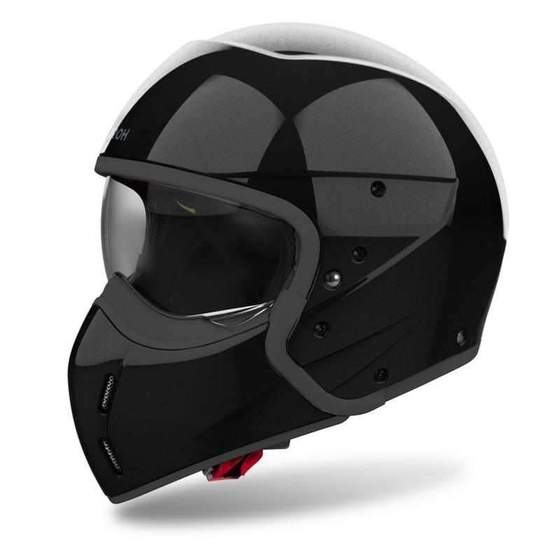 Modulær motorcykelhjelm Airoh J110 Farve blank sort