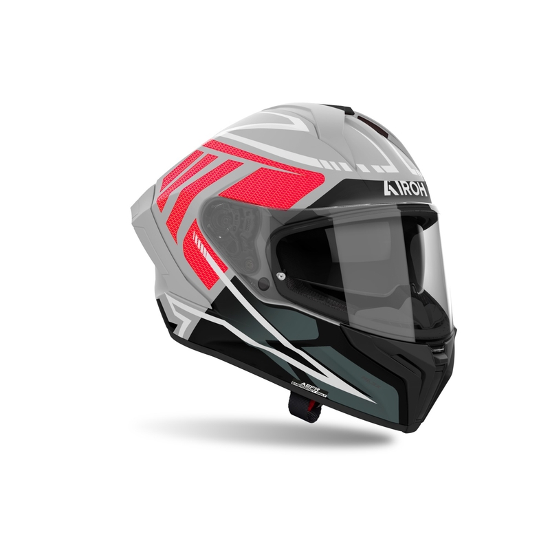 Integreret motorcykelhjelm Airoh MATRYX Rider mat rød